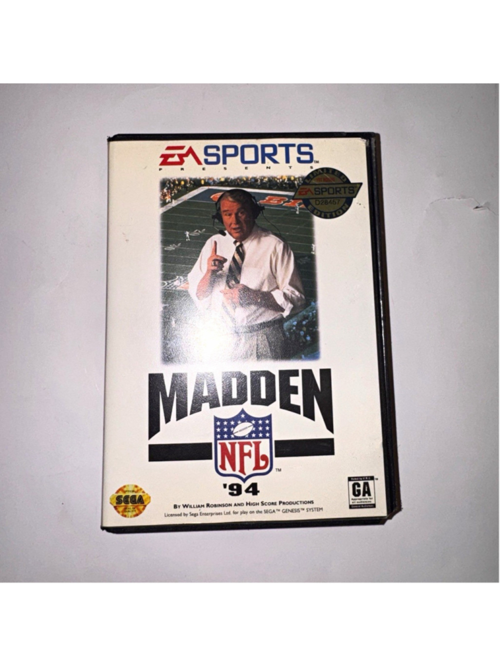 EA SPORTS Madden NFL 94 Sega Genesis w/ Box Manual Inserts (1994)